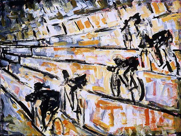 Photo of painting: Track Race