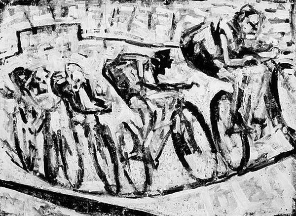 Photo of painting: Devil take the Hindmost
